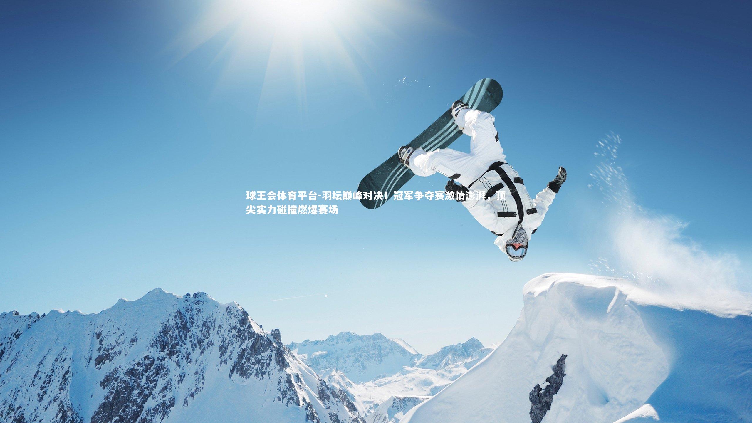 球王会体育平台-羽坛巅峰对决！冠军争夺赛激情澎湃，顶尖实力碰撞燃爆赛场